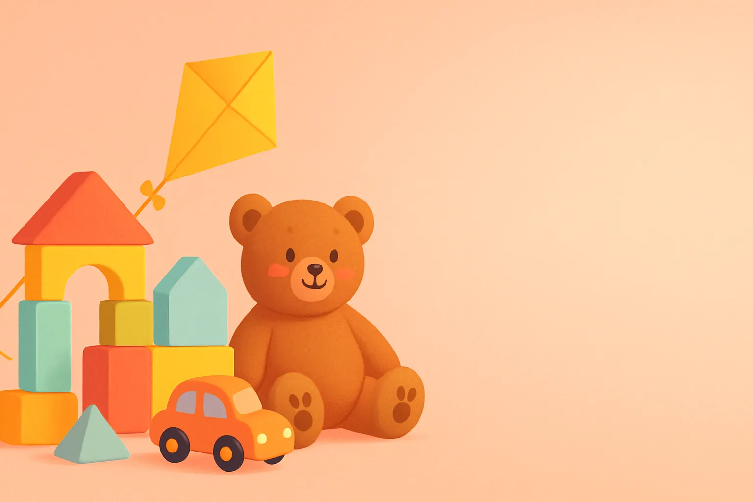 A colorful world of toys ready for play